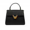Bolso de hombro para mujer 032g negro caviar