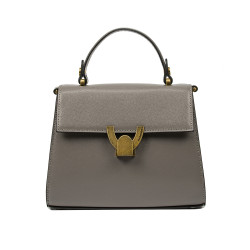 Bolso de mujer para el hombro 032g taupe caviar