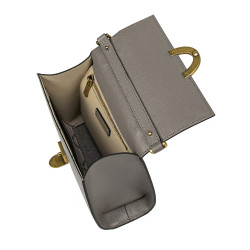 Bolso de mujer para el hombro 032g taupe caviar