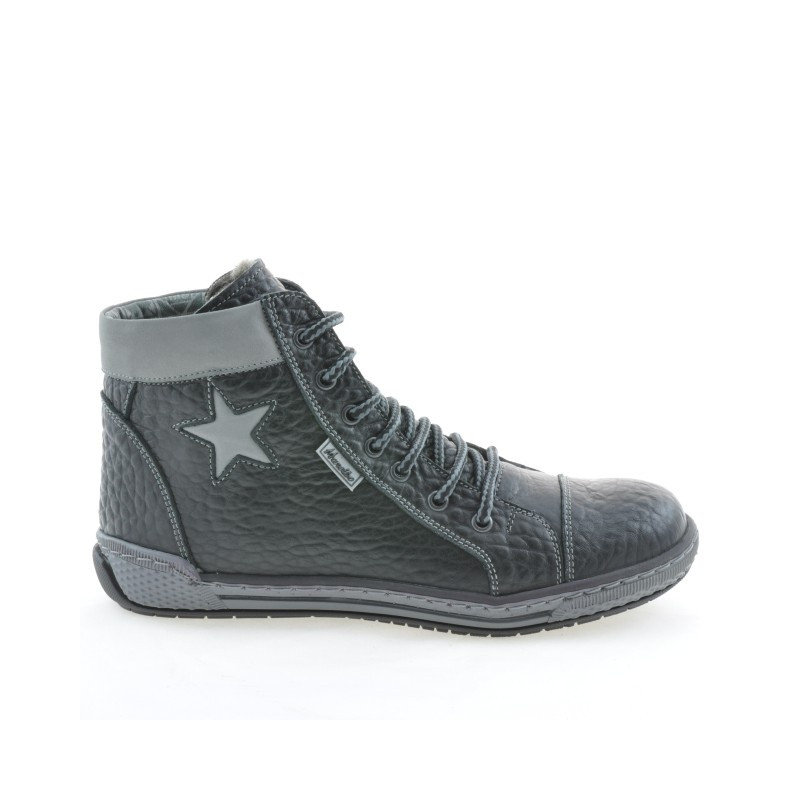 Botas de mujer 3274 negro+gris