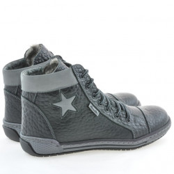 Botas de mujer 3274 negro+gris