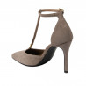 Zapatos elegantes de mujer 1323 arena de terciopelo
