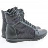 Botines de mujer 3275 negro combinado