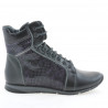 Botines de mujer 3275 negro combinado