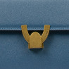Bolso de mujer de hombro 032g azul caviar