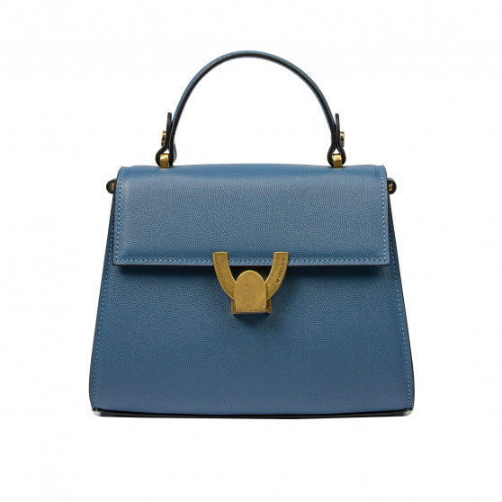 Bolso de mujer de hombro 032g azul caviar