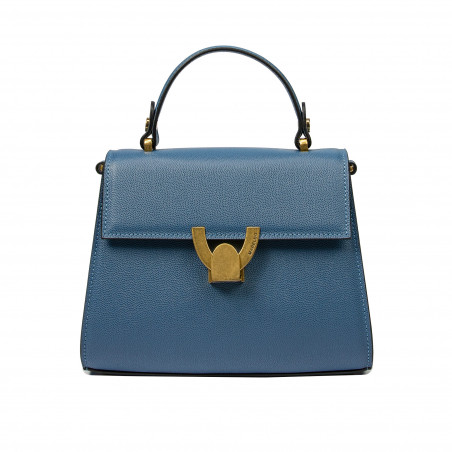 Bolso de mujer de hombro 032g azul caviar