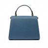 Bolso de mujer de hombro 032g azul caviar