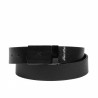 Cinturón hombre 62b bicolor negro biz+biz marrón