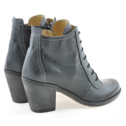 Botines de mujer 3270 negro+gris