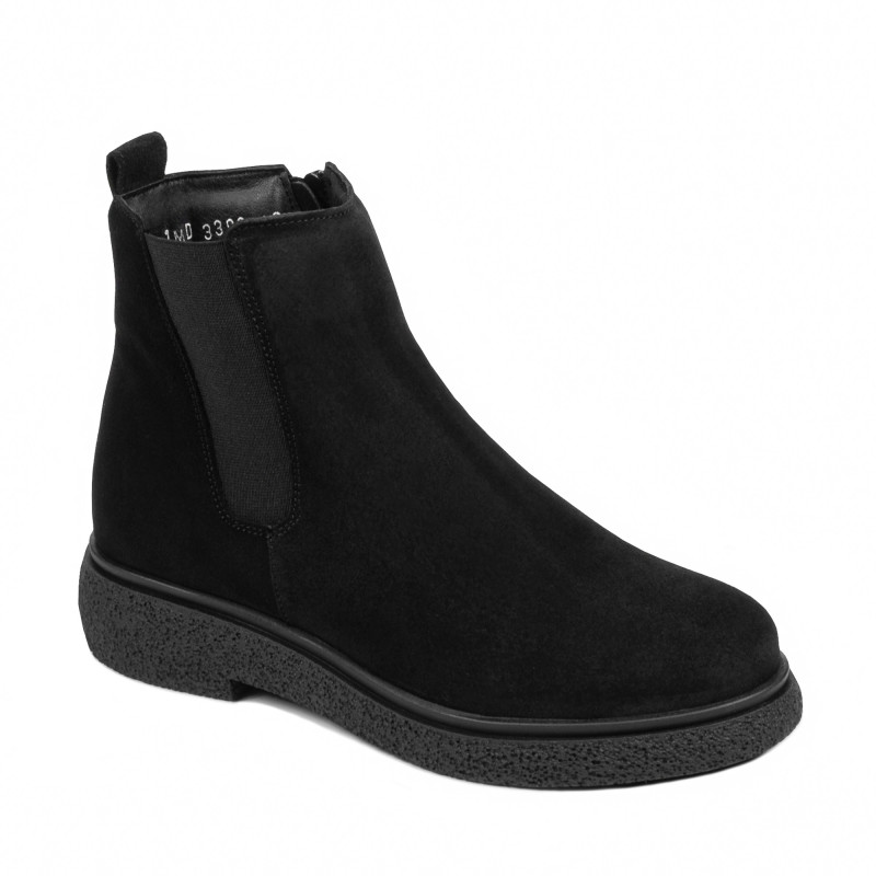 Botines de mujer 3396 cuero negro