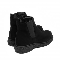 Botines de mujer 3396 cuero negro