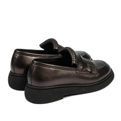 Zapatos casuales de mujer 6081 marrón nácar