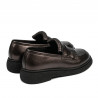 Zapatos casuales de mujer 6081 marrón nácar