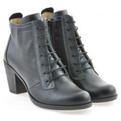 Botines de mujer 3270 negro+gris