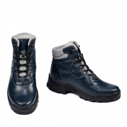 Botines de hombre 4142 índigo combinado