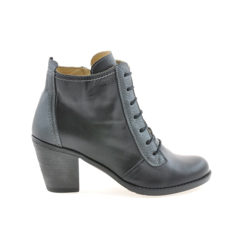 Botines de mujer 3270 negro+gris