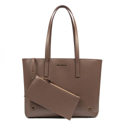 Bolso de mujer al hombro 030g capucino safiano