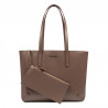 Bolso de mujer al hombro 030g capucino safiano