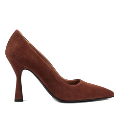 Zapatos elegantes de mujer 1322 coñac antilope