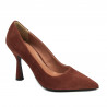 Zapatos elegantes de mujer 1322 coñac antilope
