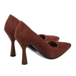 Zapatos elegantes de mujer 1322 coñac antilope