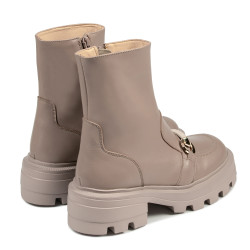 Botines de mujer 3392 capuchino