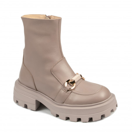 Botines de mujer 3392 capuchino