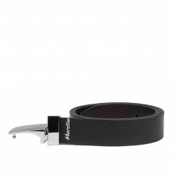 Cinturón hombre 62b bicolor negro biz+biz marrón