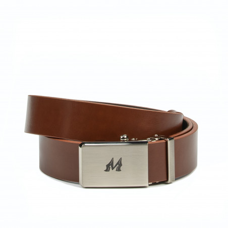 Correa hombres 76b marrón