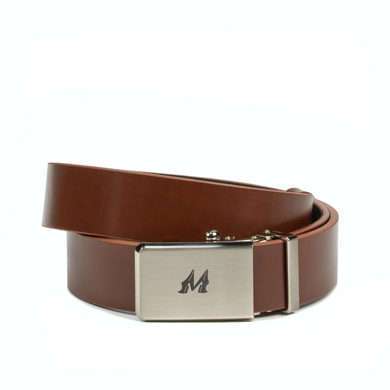 Correa hombres 76b marrón