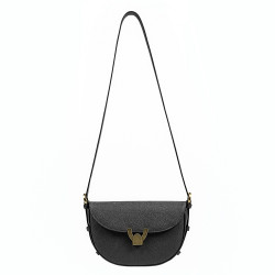 Bolso de hombro para mujer 035g negro combinado