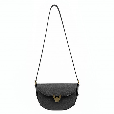 Bolso de hombro para mujer 035g negro combinado