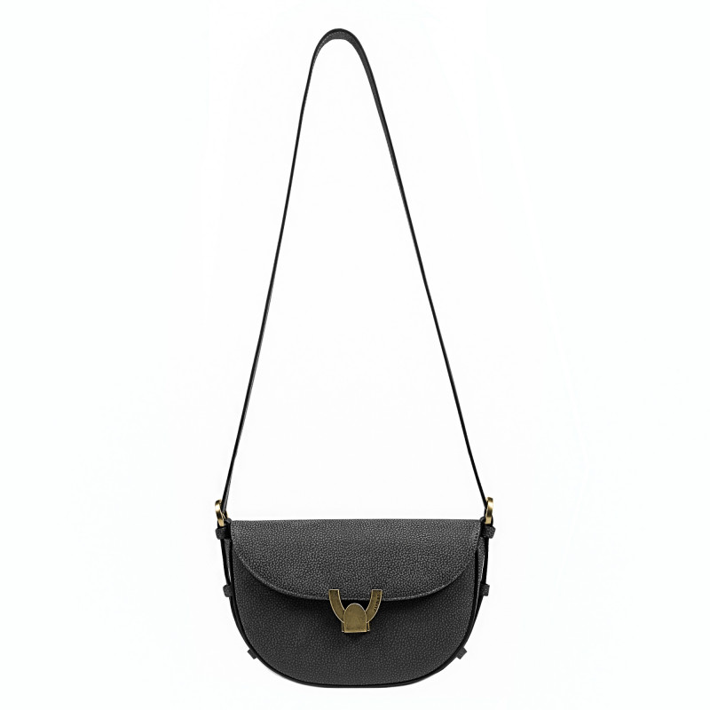 Bolso de hombro para mujer 035g negro combinado
