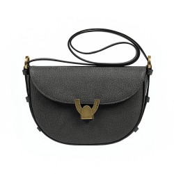 Bolso de hombro para mujer 035g negro combinado