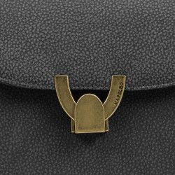 Bolso de hombro para mujer 035g negro combinado