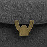 Bolso de hombro para mujer 035g negro combinado