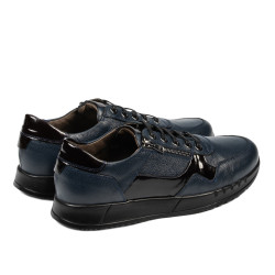Zapatos casuales/deportivos para hombre 916 índigo combinado