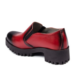 Zapatos casuales mujer 684 a rojo