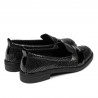Zapatos casuales/elegantes de mujer 6037 negro nácar combinado
