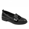 Zapatos casuales/elegantes de mujer 6037 negro nácar combinado