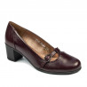 Zapatos casuales / elegantes para mujer 6012 burdeos