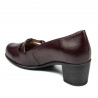 Zapatos casuales / elegantes para mujer 6012 burdeos