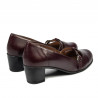 Zapatos casuales / elegantes para mujer 6012 burdeos