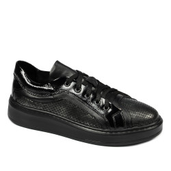 Zapatos casuales/deportivos 6035 negro combinado