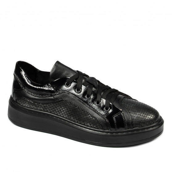 Zapatos casuales/deportivos 6035 negro combinado