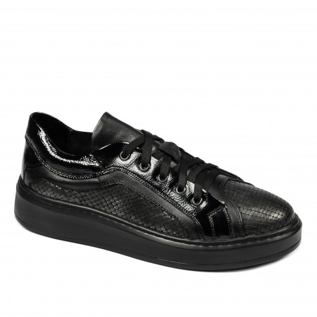 Zapatos casuales/deportivos 6035 negro combinado