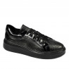 Zapatos casuales/deportivos 6035 negro combinado