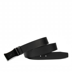 Cinturón hombre 42b negro mate