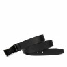 Cinturón hombre 42b negro mate